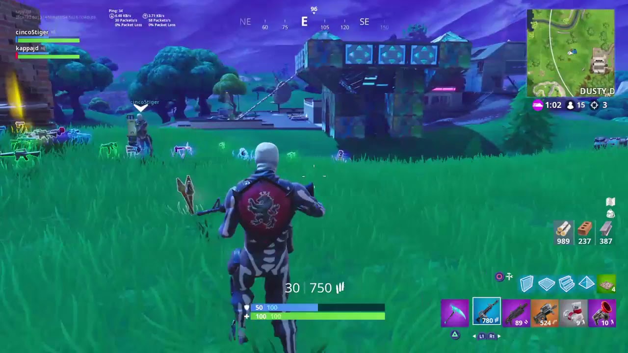 Fortnite disco brawl gameplay ////100+ Wins