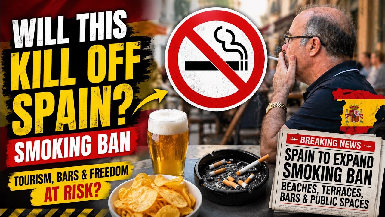🚨 Smoking Banned in Spain? New Rules Explained | Latest Spain News !!