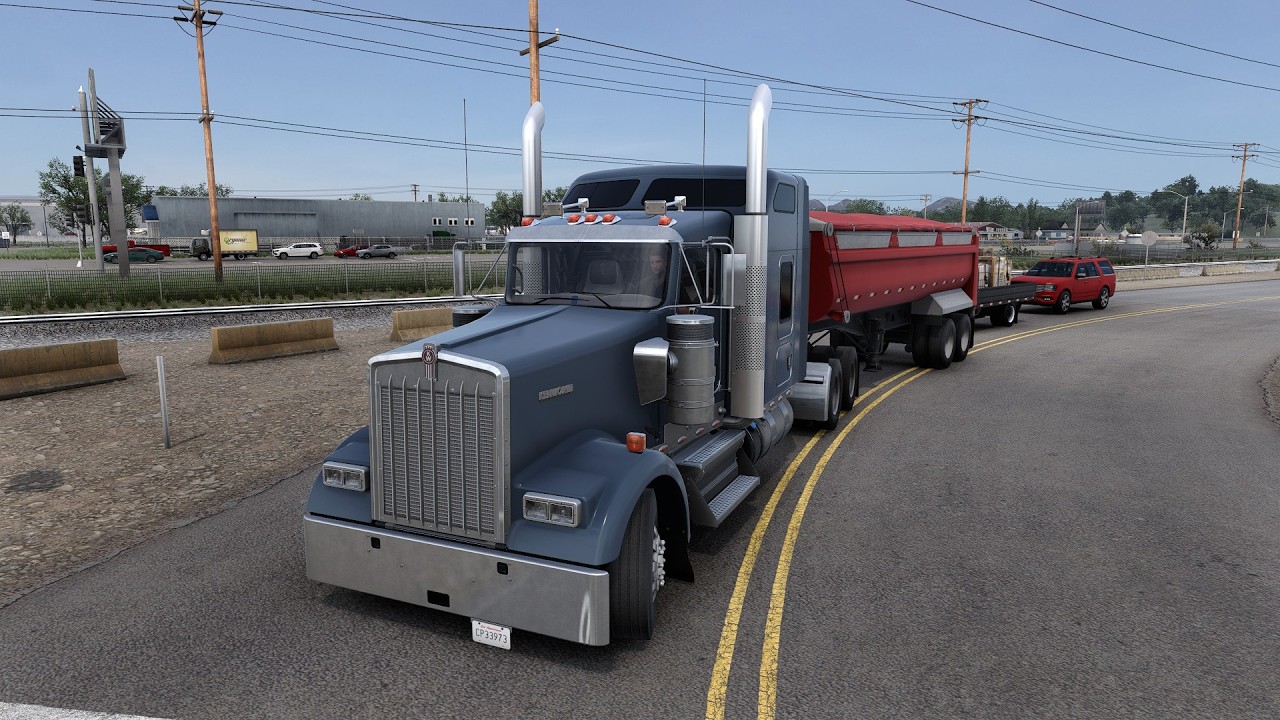 Realistic Kenworth W900 Dump Truck Drive | American Truck Simulator Gameplay 🚛
