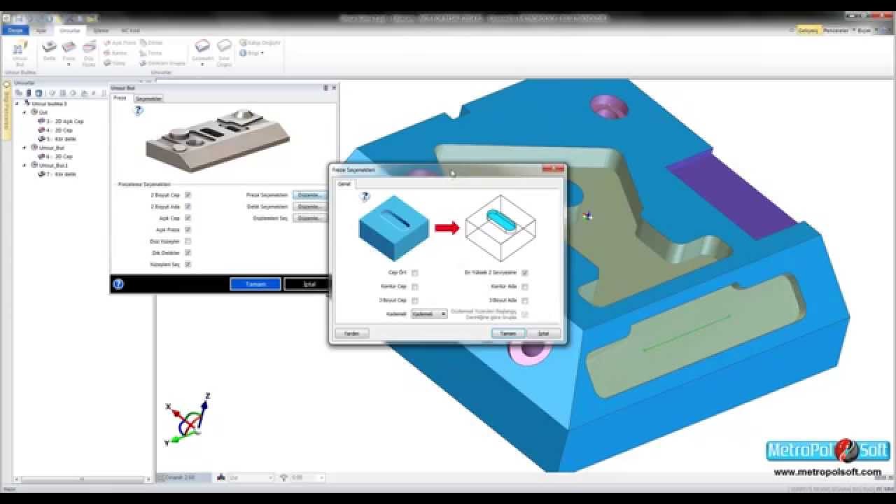 EDGECAM FREZE   UNSURLAR VE SINIRLARLA ÇALIŞMA