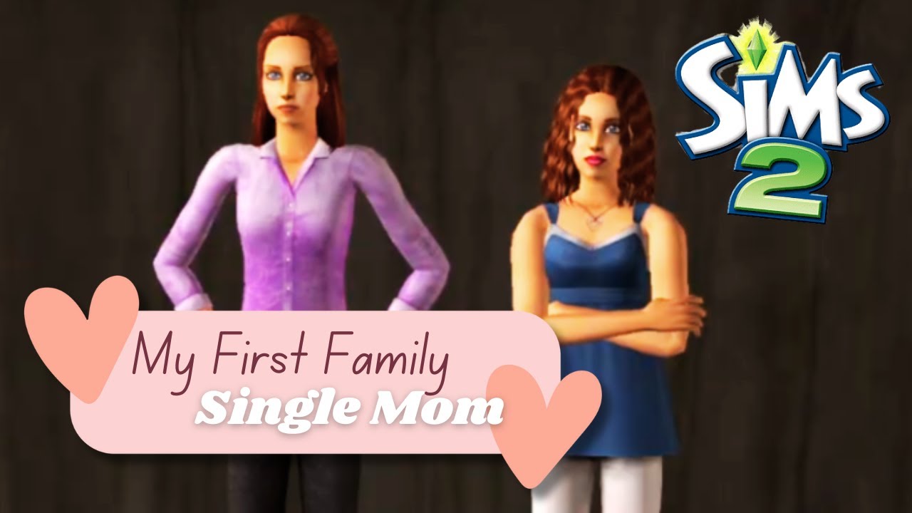 Creating My FIRST EVER Sims 2 Family After 20 Years #sims2cas #singlemom