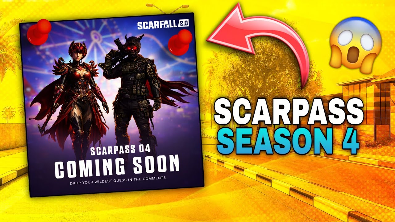 Scarpass Season 4 Is Here 🔥 || How To Get Free Scarpass In Scarfall 2.0 