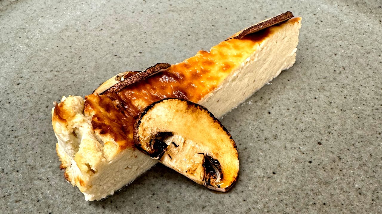 Autumn Menu Starts! [Mushroom Basque Cheesecake] Part1【マッシュルームバスチー】前編