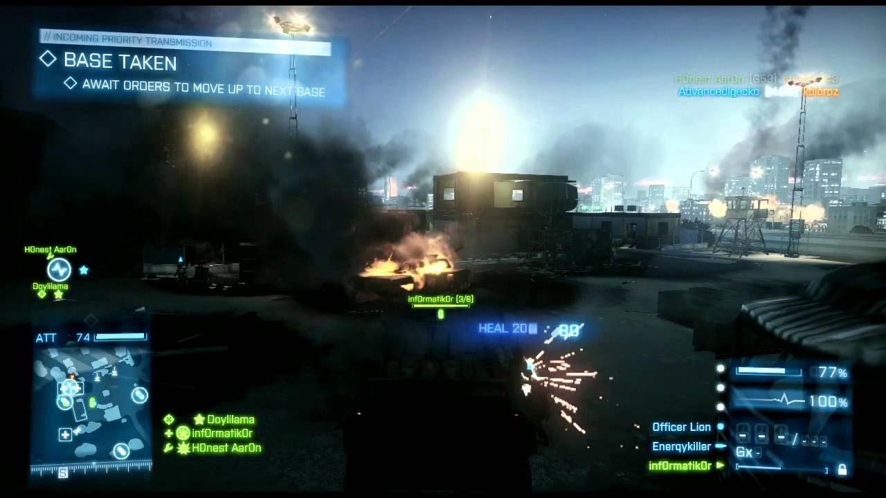 Verpeilter Max basht Weihnachtsnoobs :p | Battlefield 3 55:9 Rush auf Tehran Highway | m4xfps