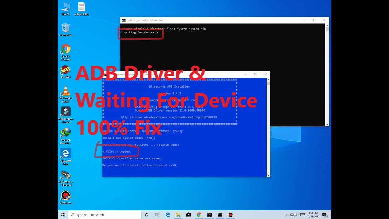 ADB Driver 100% fix jazz wingle & Cloud