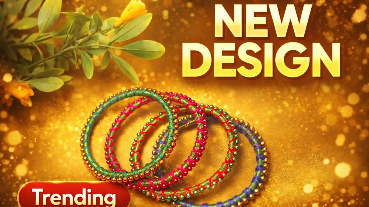 I Made This Jewelry By Hand | Satisfying Craft ✨#diy #artandcraft #bangles 