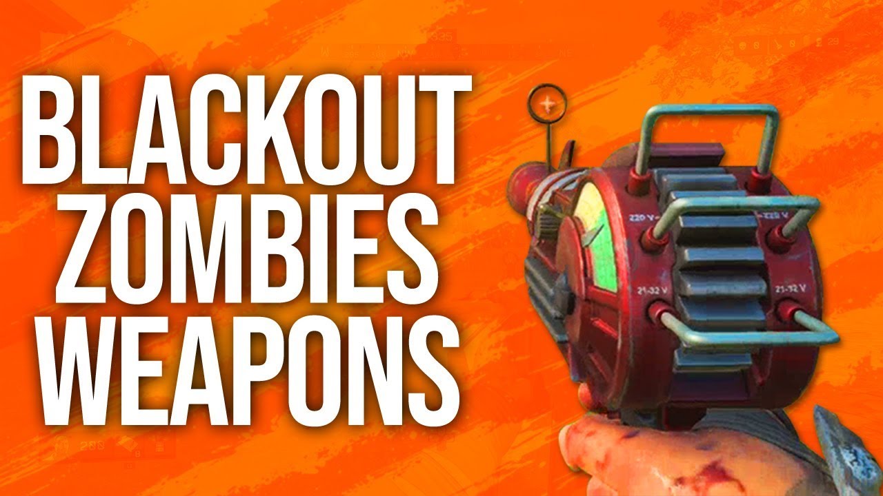Black Ops 4 In Depth: Blackout Zombies Weapons (Ray Gun, MP40, Galil)
