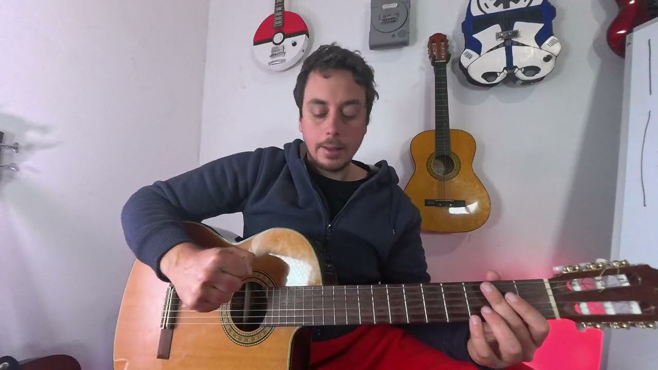 La posizione della mano destra- Lezioni di chitarra