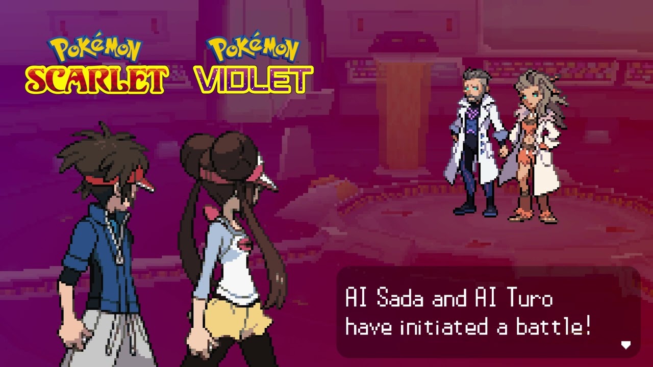 Pokémon Scarlet / Violet - AI Sada / AI Turo Battle Theme (B2W2 Remix)