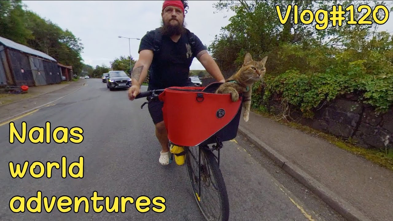NALA back on the BIKE 🚲😻 Vlog #120