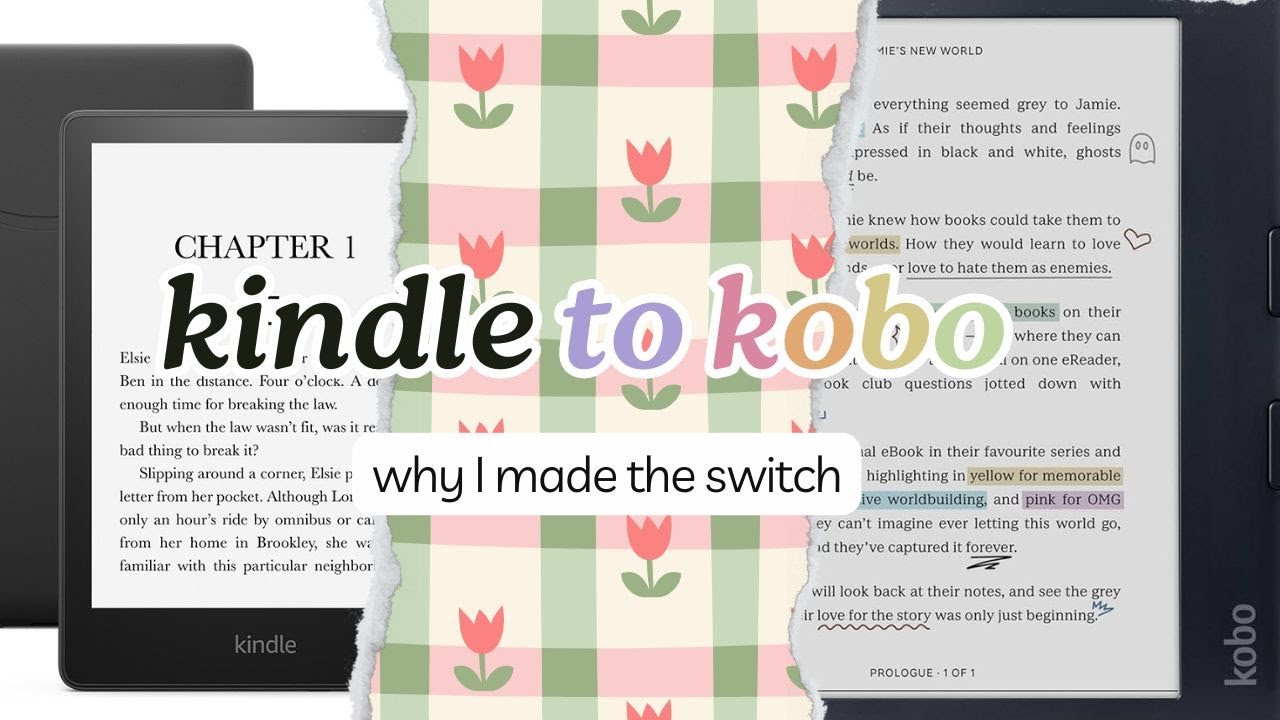 Why you should switch from Kindle to Kobo!! // One month of Kobo Libra Colour