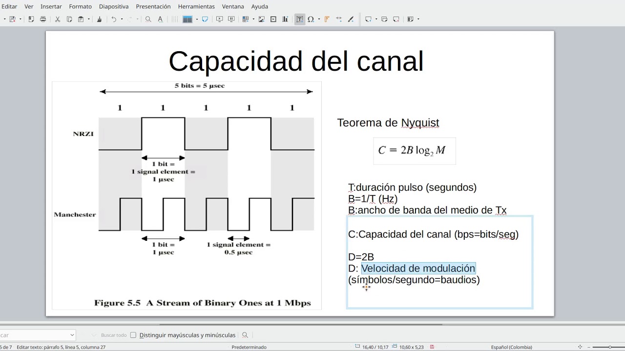 ClaseRedes Velocidad de Tx y ancho de banda