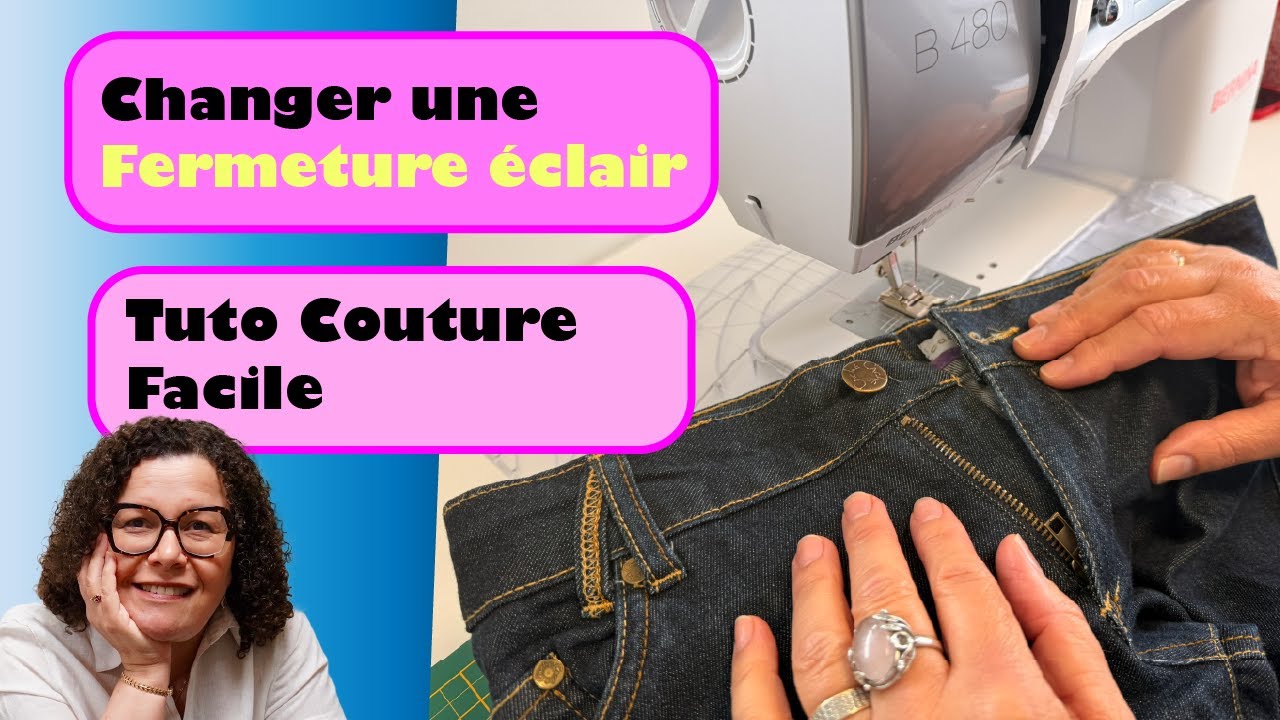 Remplacer la fermeture éclair d'un Jean : Méthode Ultra Simple !