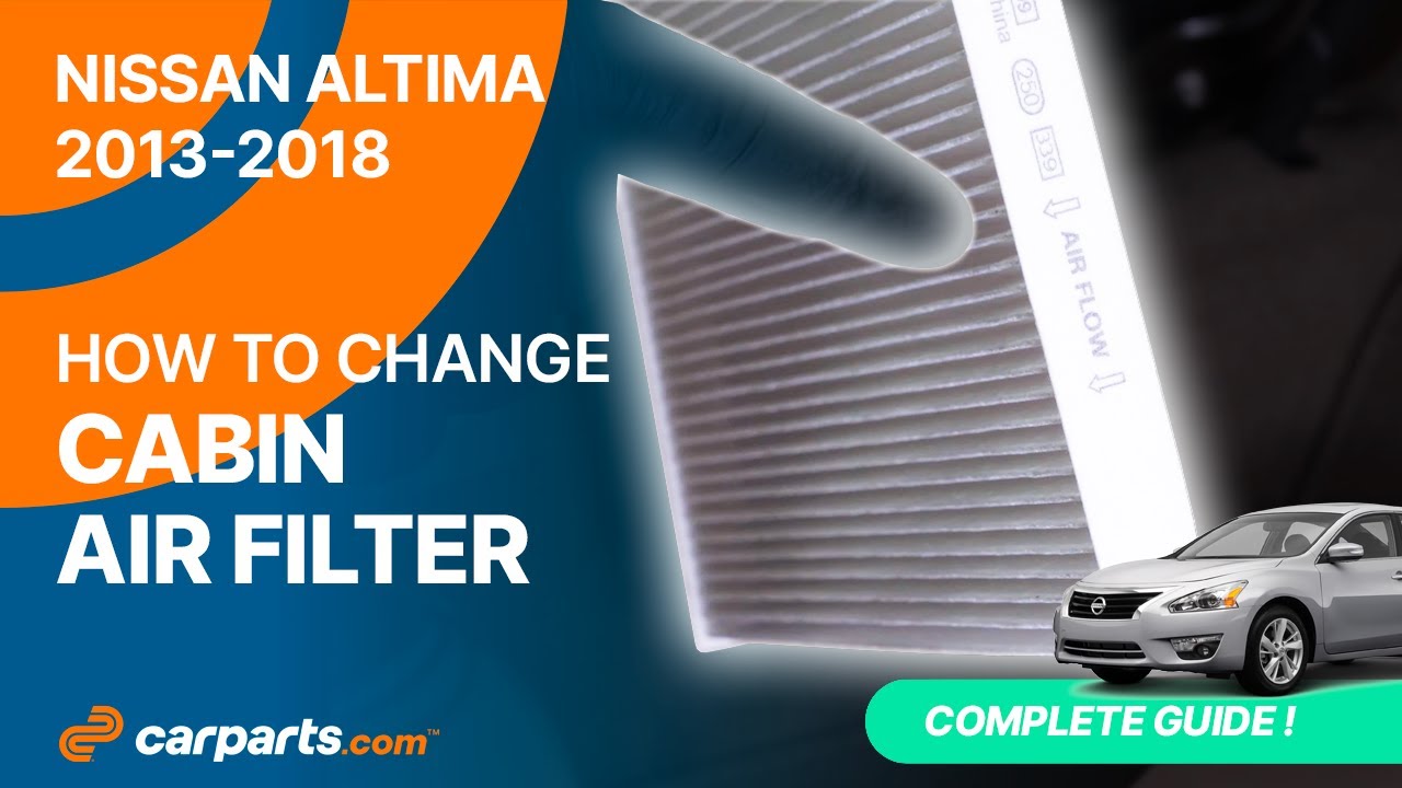 How to replace the Cabin Air Filter 2013-2018 Nissan Altima 💨