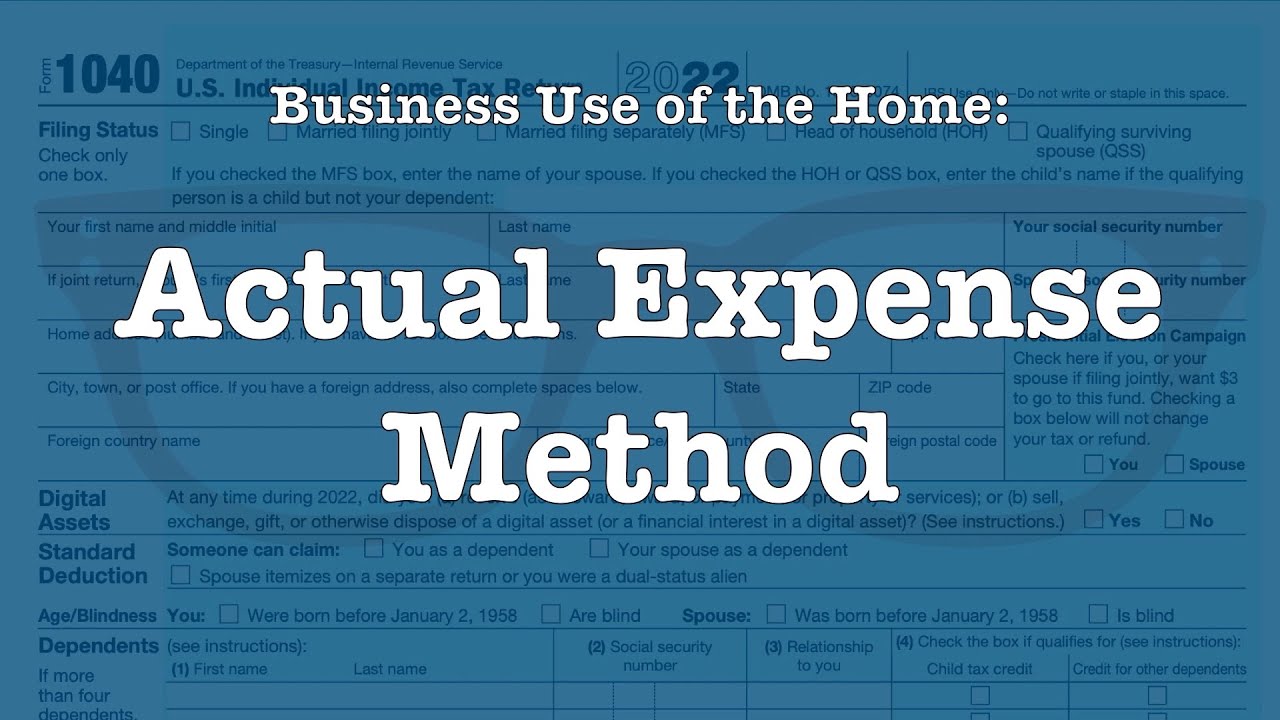 Business Use of the Home: Claiming Actual Expenses