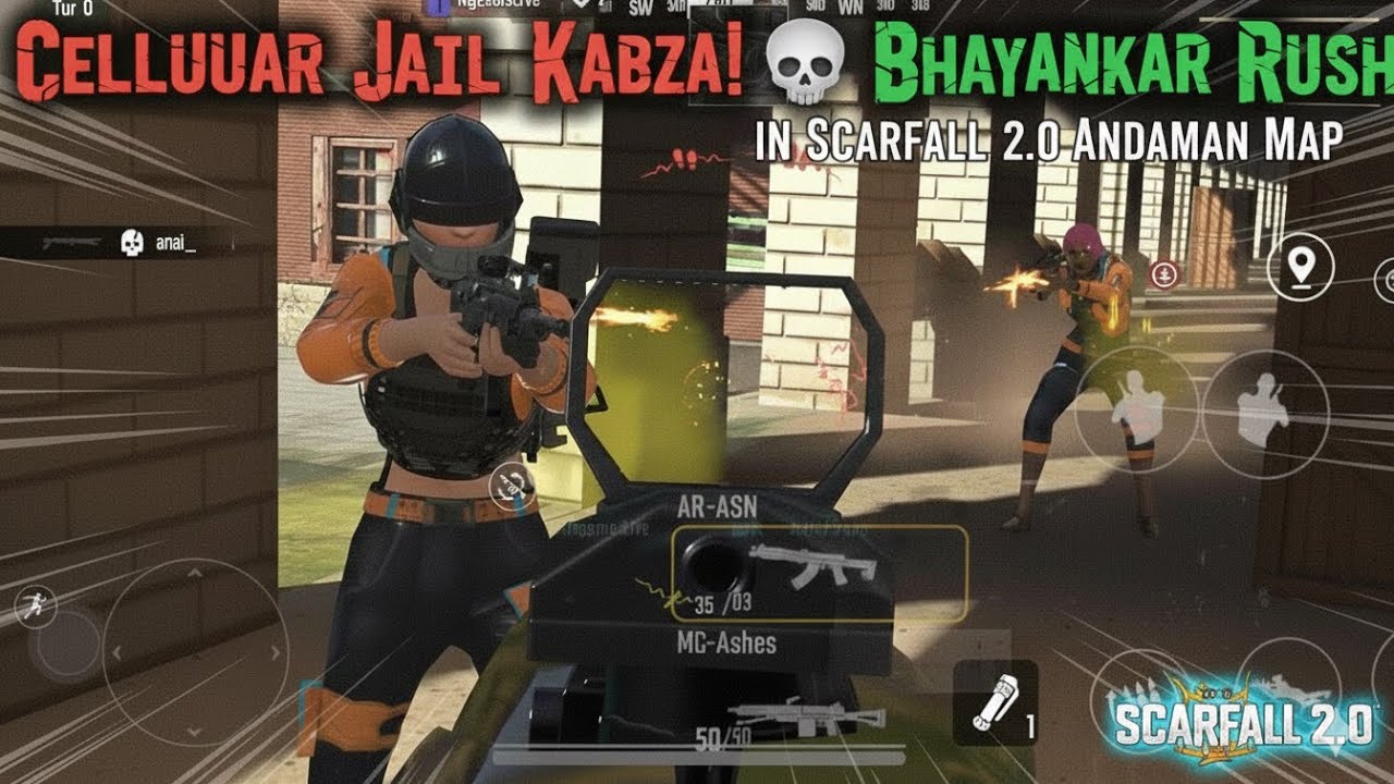 Cellular Jail Kabza! ☠️ Bhayankar Rush in Scarfall 2.0 Andaman Map