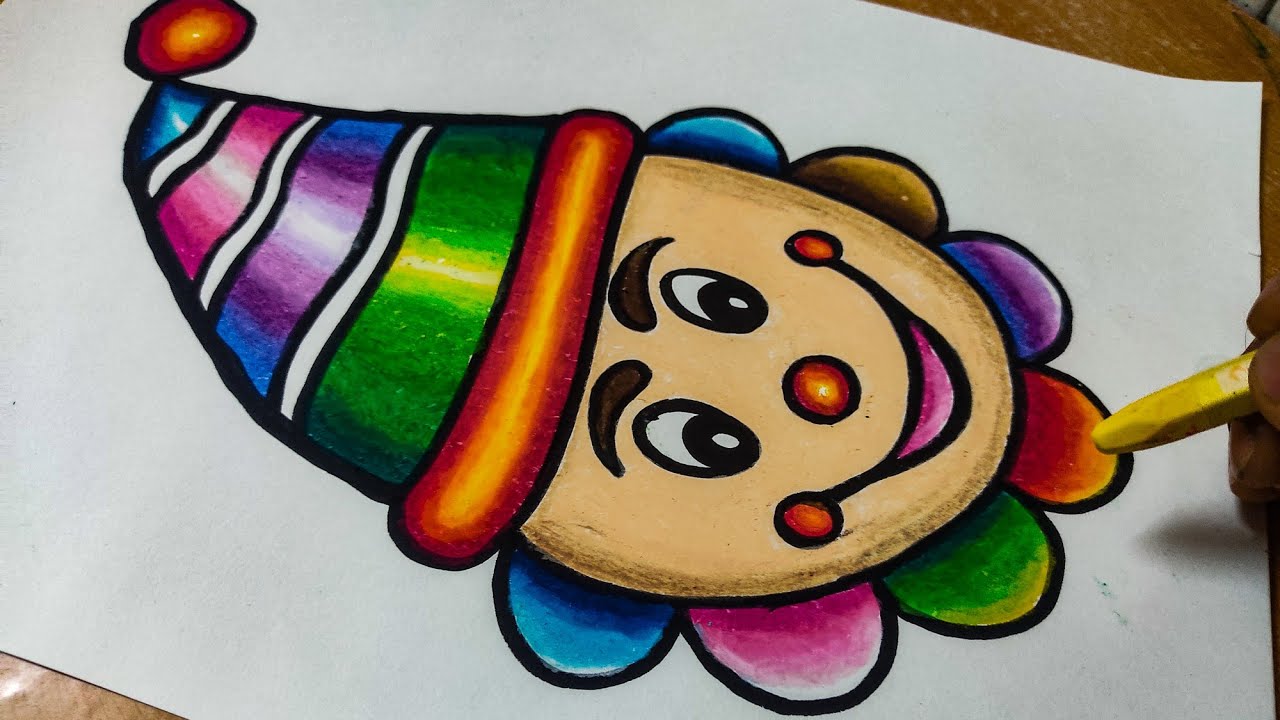 Joker Drawing|  How to Draw Joker | Clown Drawing | Jokers Cap Drawing