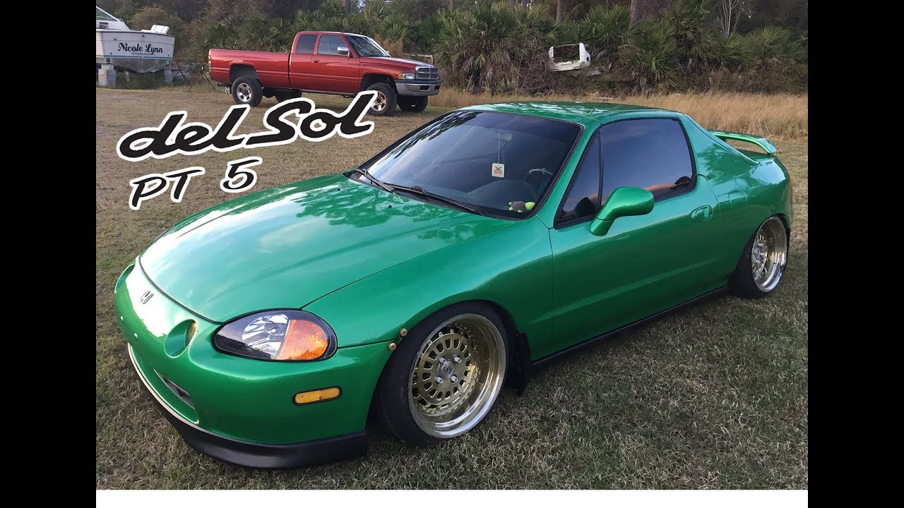 Honda Del Sol Finale! Exterior Trim Hack!
