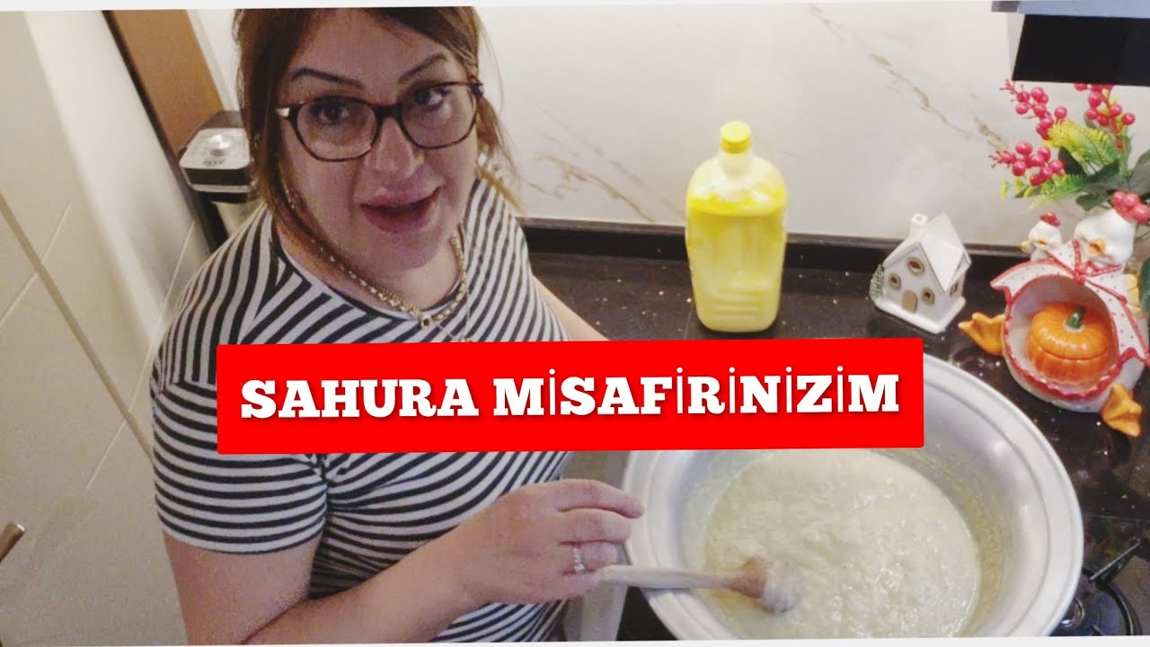 SAHURA MİSAFİRİNİZİM🤷‍♀️HELVANI SİZLERDE BÖYLEMİ YAPIYORSUNUZ❓️