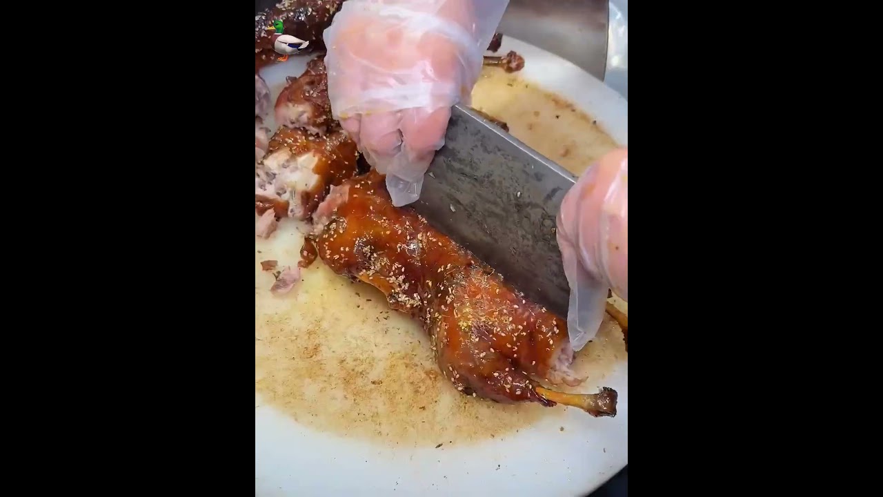 asya mutfağı-pekin &ouml;rdeği| Asian Cuisine-Peking Duck| المطبخ الآسيوي - بط بكين #uyghurfood #food
