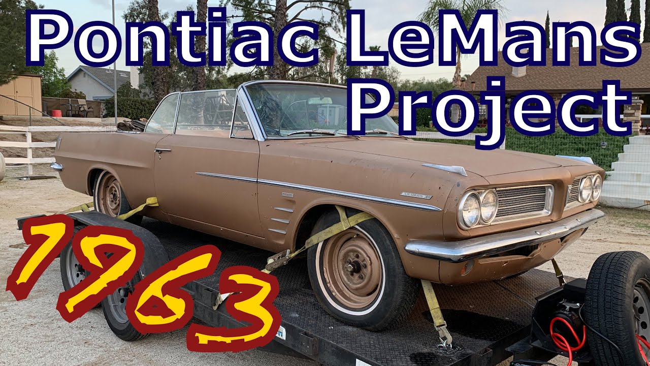 1963 Pontiac LeMans Convertible Project Car - Trophy 4 - Tempest