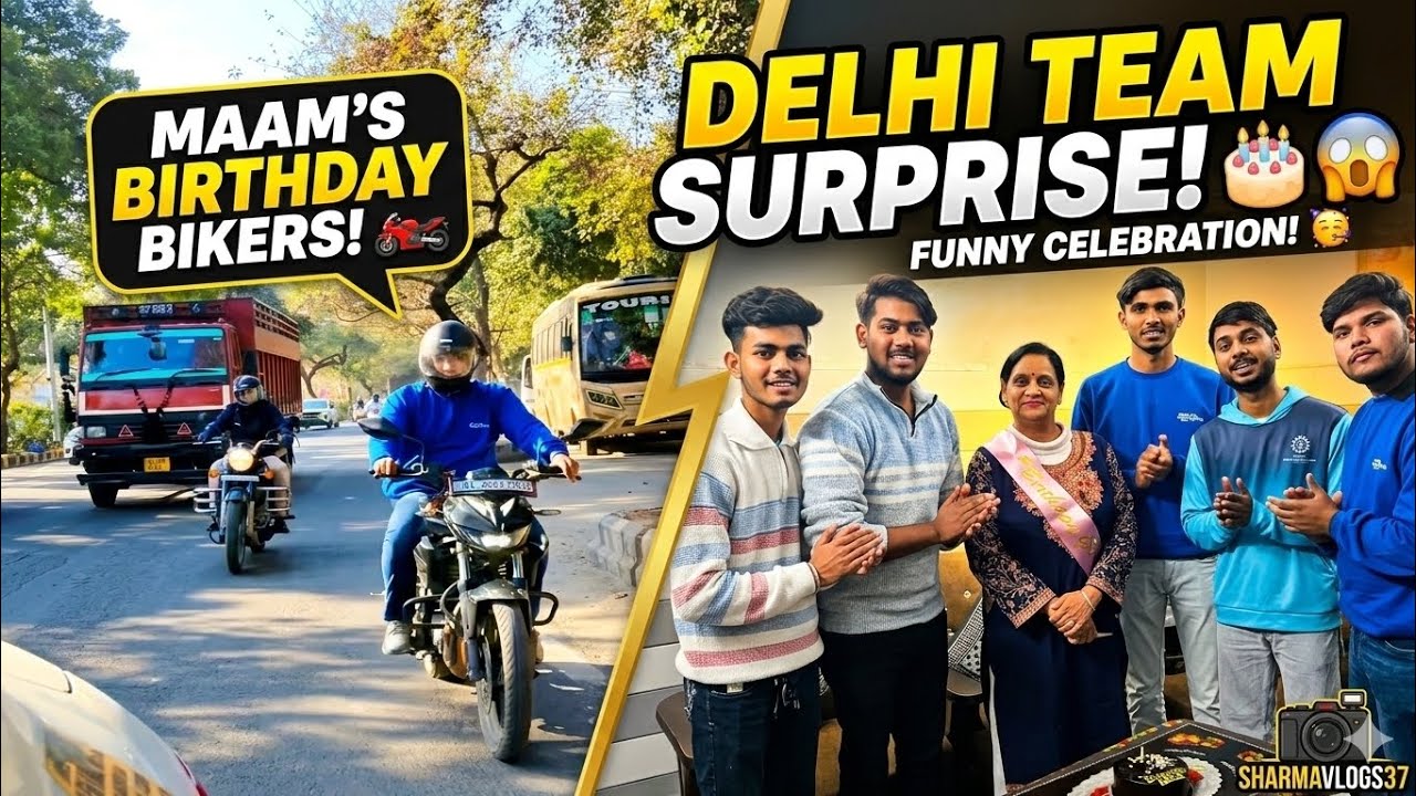 Maam Ka Birthday Tha Or Sob Delhi Team Ne Surprise Krda diya! 😂🎂