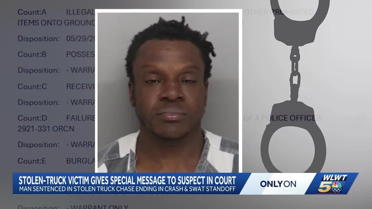 Man sentenced in stolen truck chase ending in crash, standoff in Avondale
