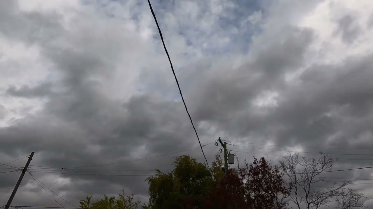Windy Day Timelapse On Halloween