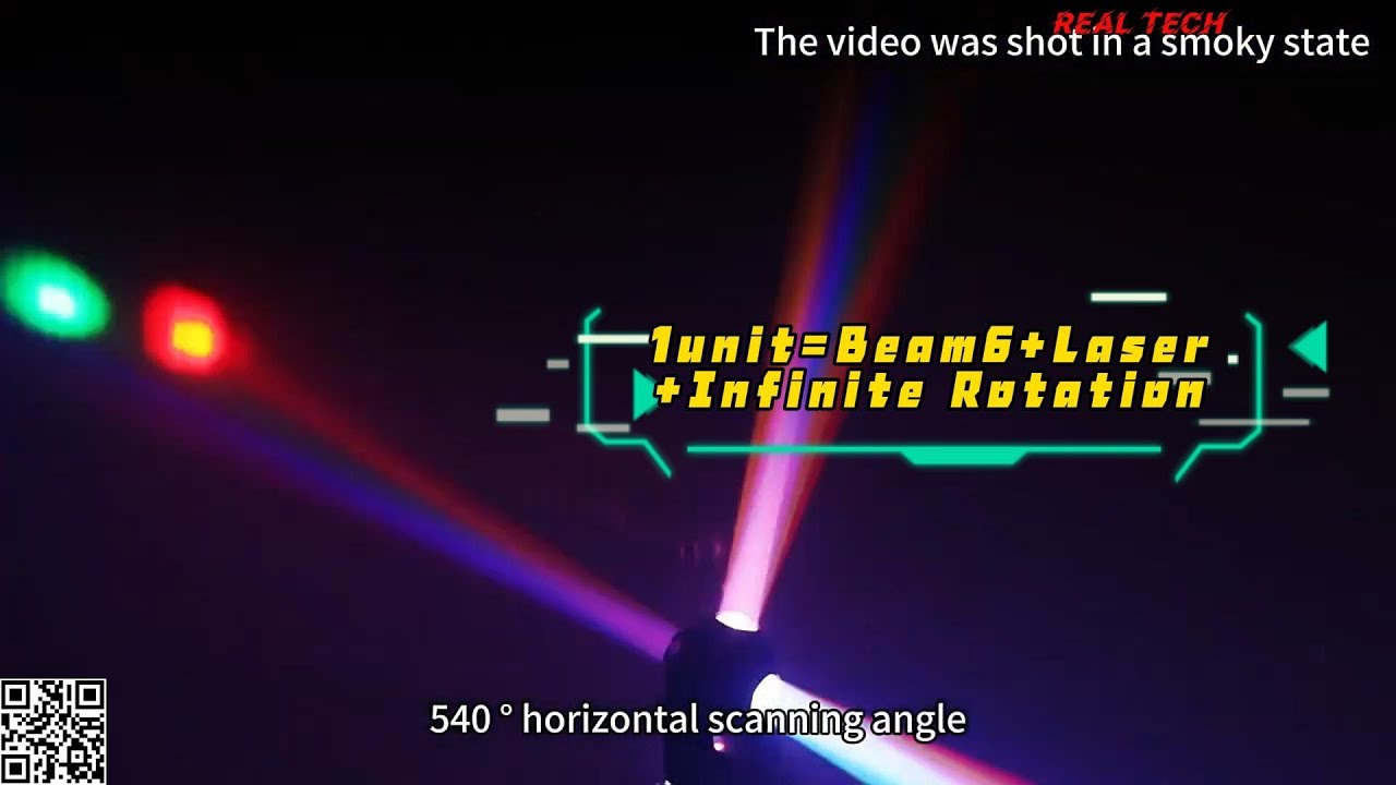 16x3W RGBW Hybrid RG Laser Moving Head #party #dj #show #event #ledlights #ktv #led #hybrid #new