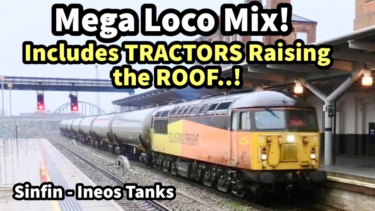 MEGA Loco MIX! Sinfin Tanks, TRACTOR THRASH, 37901 & Mk3, Class 69 UNIT DRAG, B2B Powercars & More!