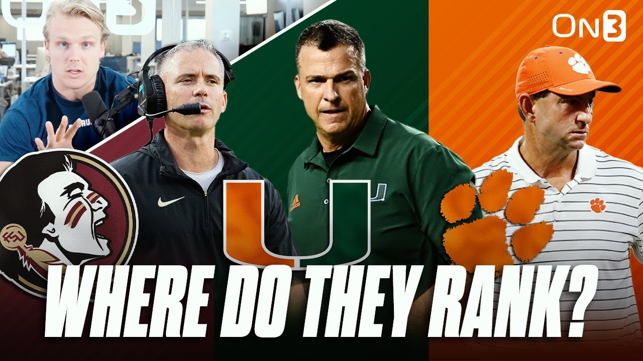 College Football ACC FUTURE Rankings | Florida State, Miami, Clemson, Louisville