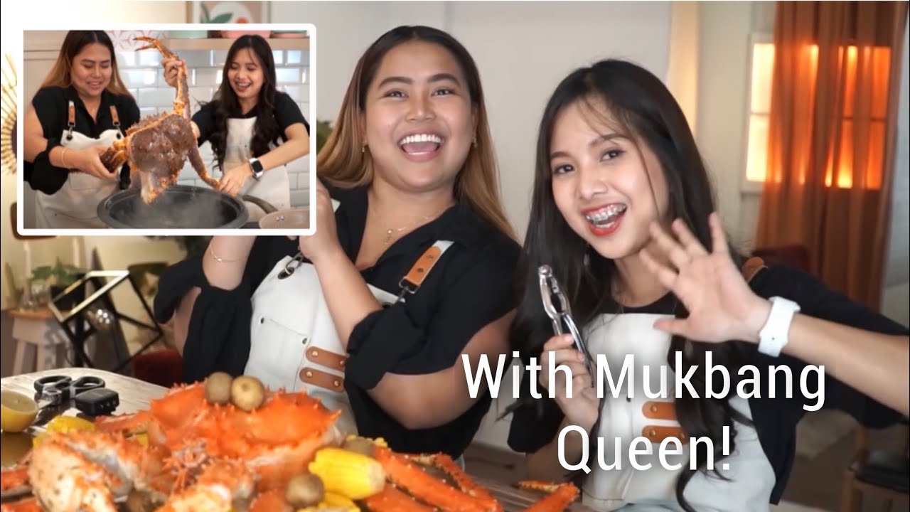 How to Cook KING CRAB with Mahalia! (+ Yummy Special Sauce! 🤤)