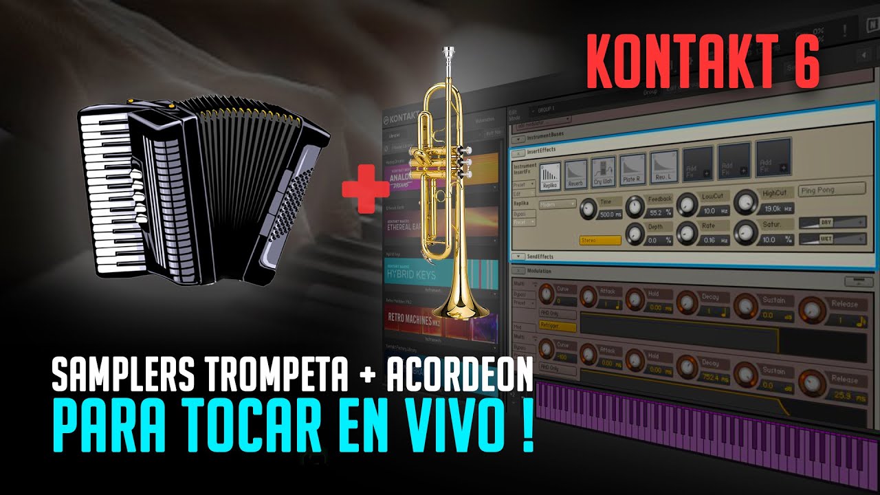 Tutorial de Sampler de Trompeta y Acordeón para directos + DESCARGA