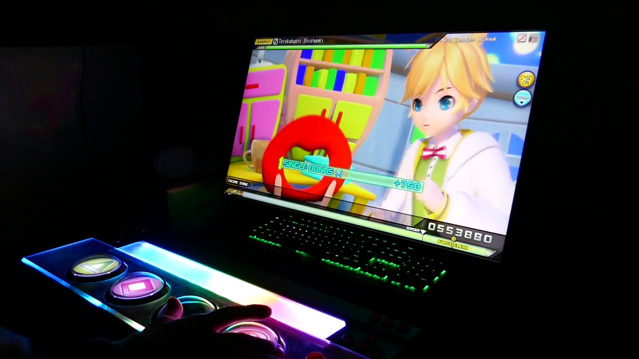 Divaller Controller - Project Diva FT Arcade PC - (4K - IPS - G-Sync) "Terekakushi Shisunki"