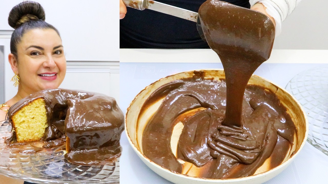 CALDA DE CHOCOLATE QUE NÃO ENDURECE E FICA SEMPRE CREMOSA