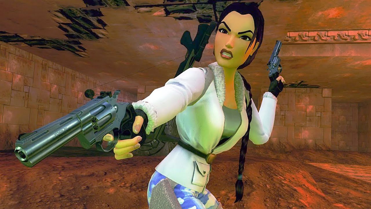 Tomb Raider 3 Remastered MODS 142: Dirt Pool wasp & monster fight! Lara modded arctic gear