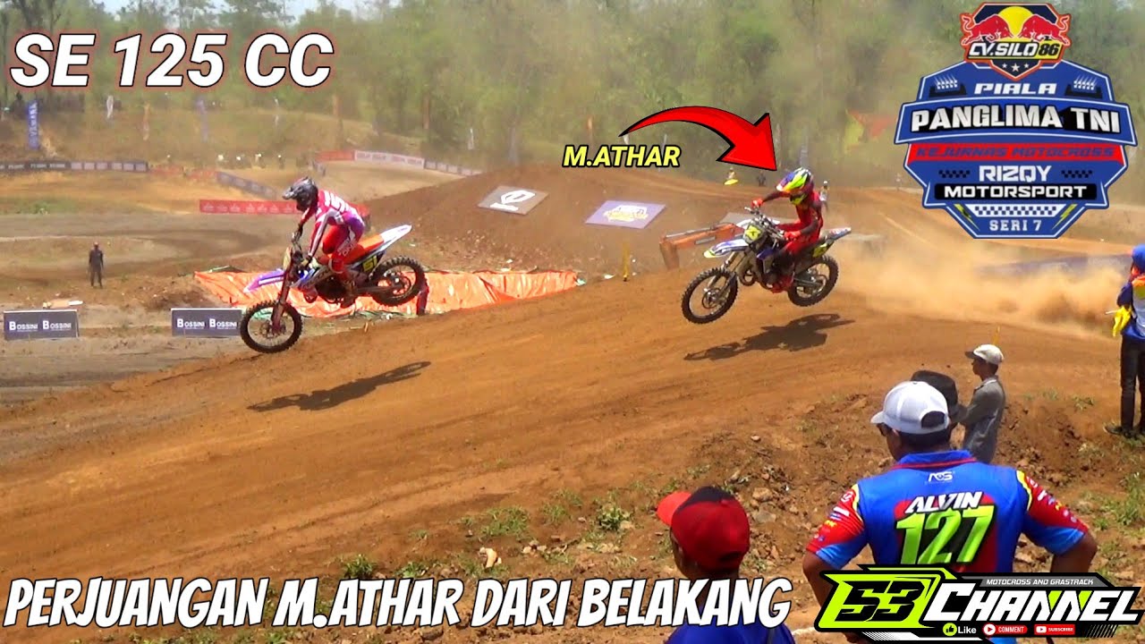 PERJUANGAN M.ATHAR DARI BELAKANG❗SE 125cc KEJURNAS MOTOCROSS RIZQY MOTORSPORT PASURUAN JAWA TIMUR 