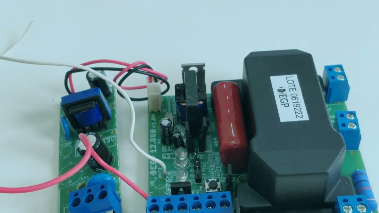 Configuração de controle nas central de choque EGP