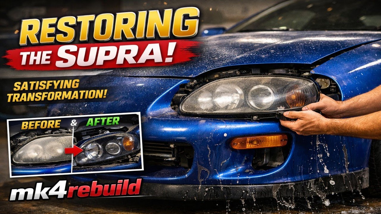 I Restored an Abandoned 1994 Toyota Supra MK4 &mdash; The Transformation Is Unreal