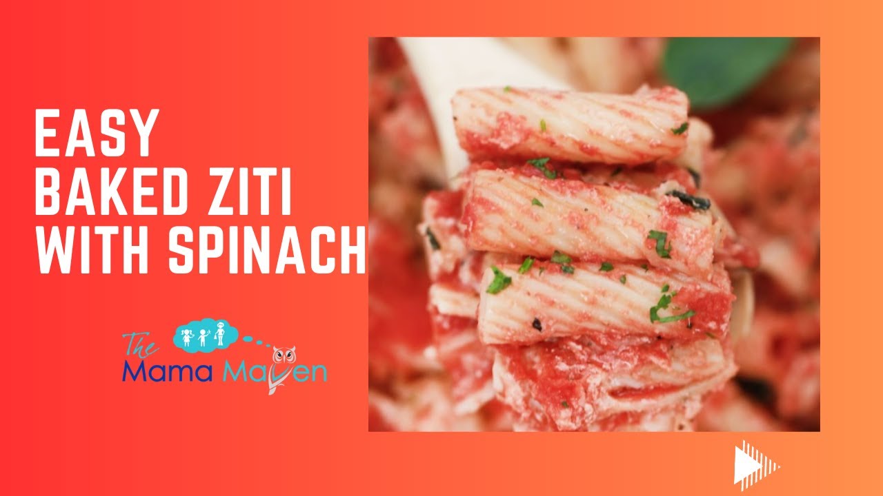 Baked Ziti with Spinach Recipe