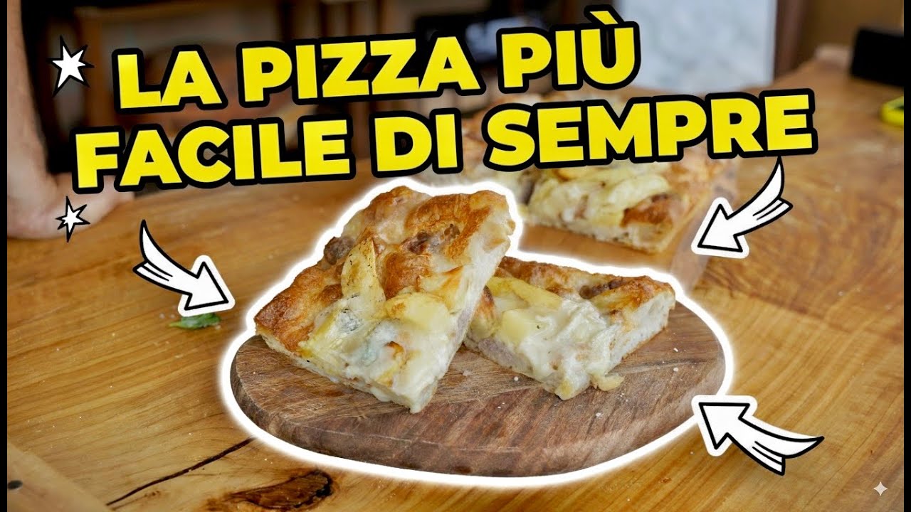 LA PIZZA PIU' FACILE DI SEMPRE * ad ALTA IDRATAZIONE e CON LIEVITO DI BIRRA*