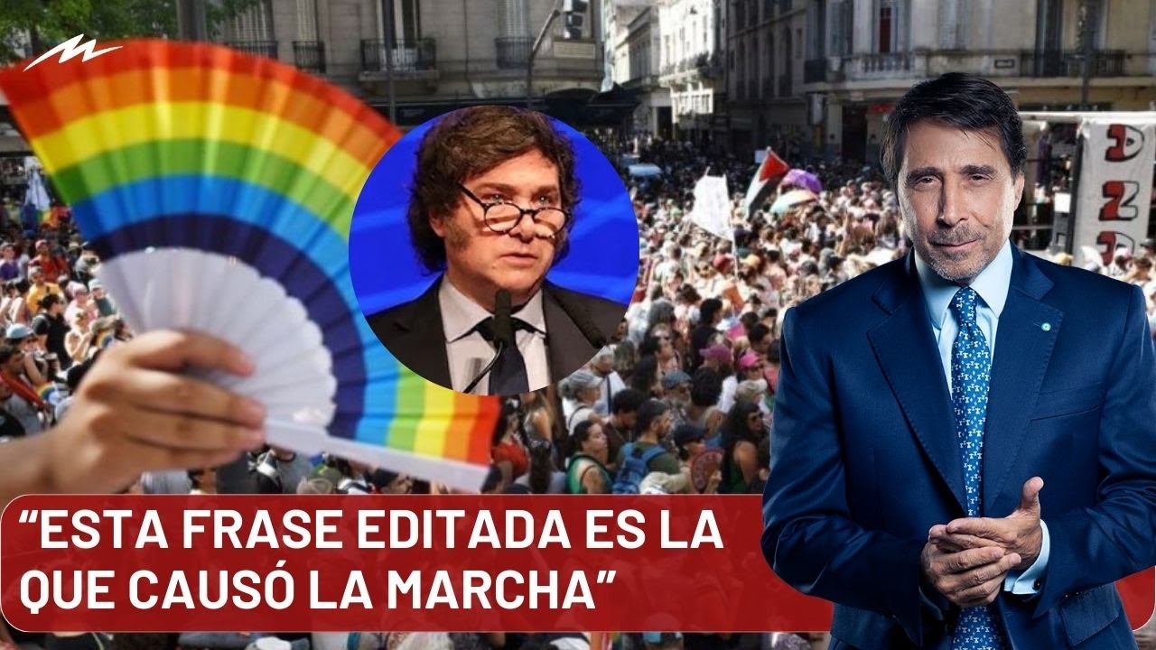 Eduardo Feinmann mostró el video completo de Javier Milei en el Foro de Davos tras la marcha LGBT