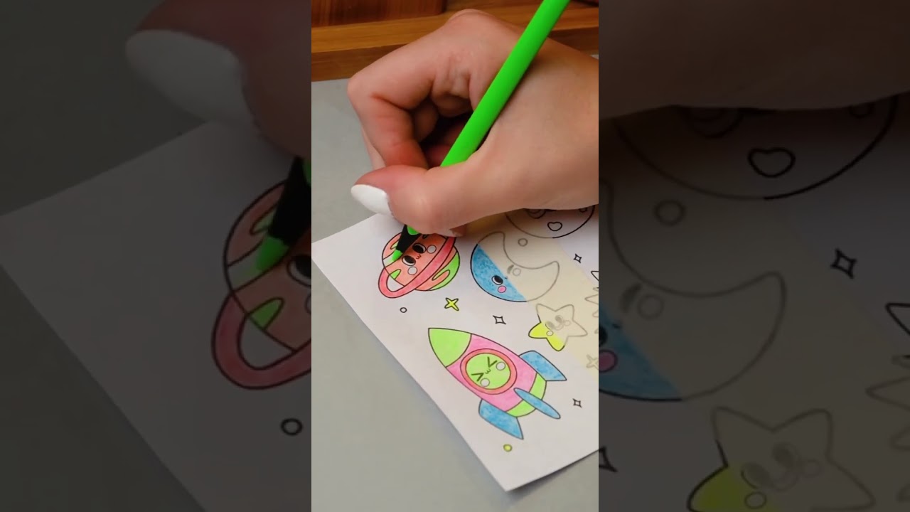 O l&aacute;pis de cor Leo&Leo vem com 6 cores neon e 6 cores met&aacute;licas pra deixar os desenhos + divertidos!