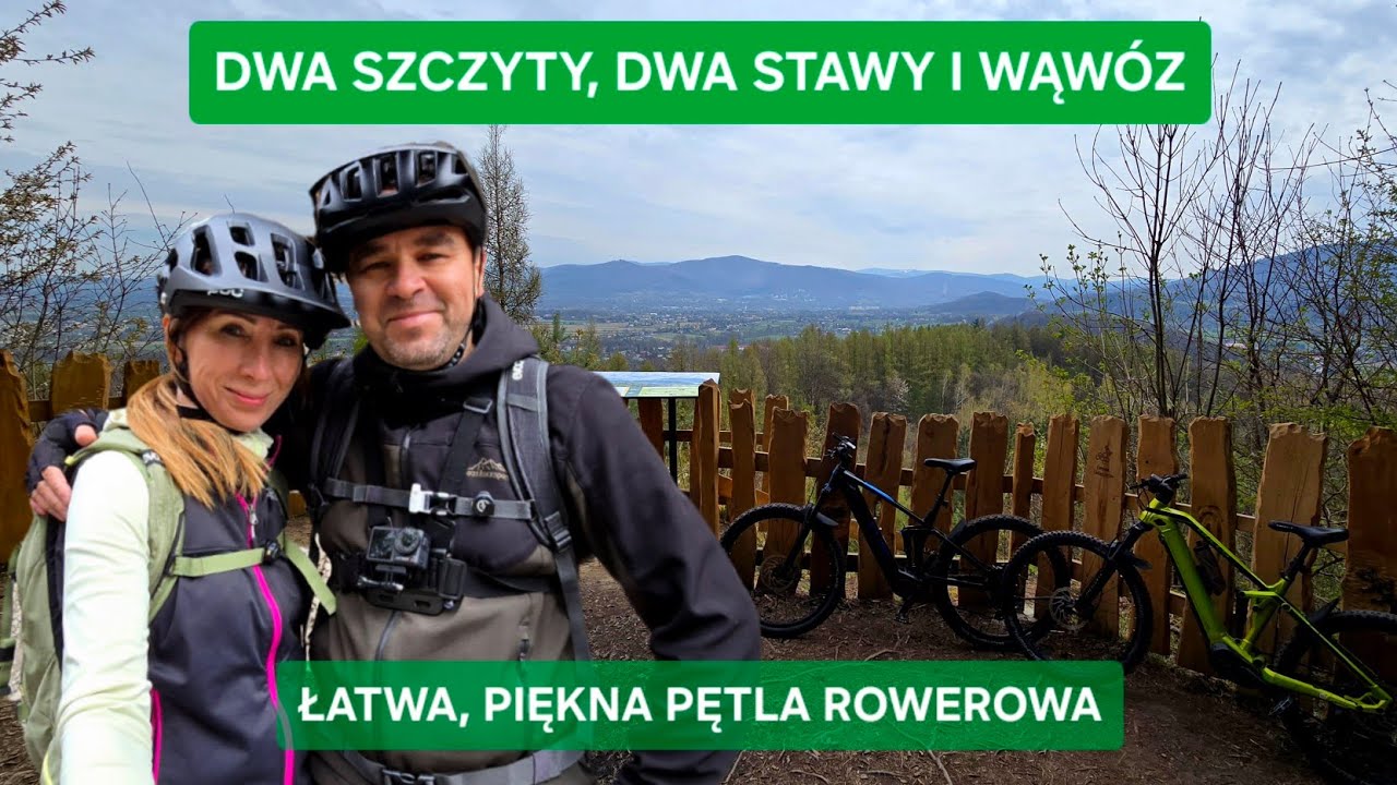 Łatwa, piękna pętla rowerowa Beskidy Wyrchg&oacute;ra Jasieniowa Staw Księżycowy Wąw&oacute;z Ajsznyt emtb g&oacute;ry