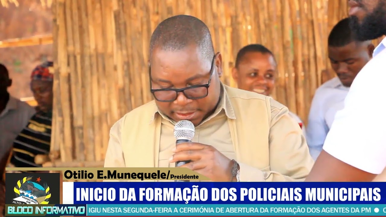  Início da Formação dos Policiais Municipais em Alto Molócuè - CMVAM 