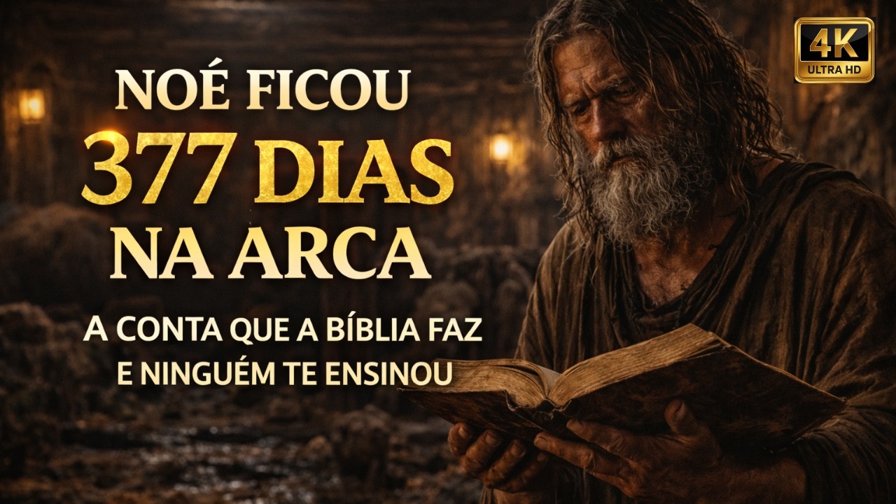 Noé Ficou 377 Dias na Arca: A CONTA QUE A BÍBLIA FAZ e Ninguém Te Ensinou