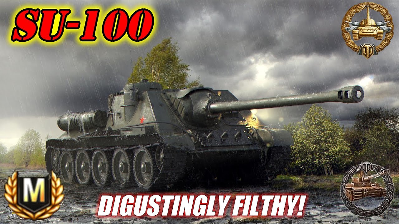 SU-100 Disgustingly Filthy Tier 6 Tech Tree Soviet TD WOT Console - World Of Tanks Modern Armour