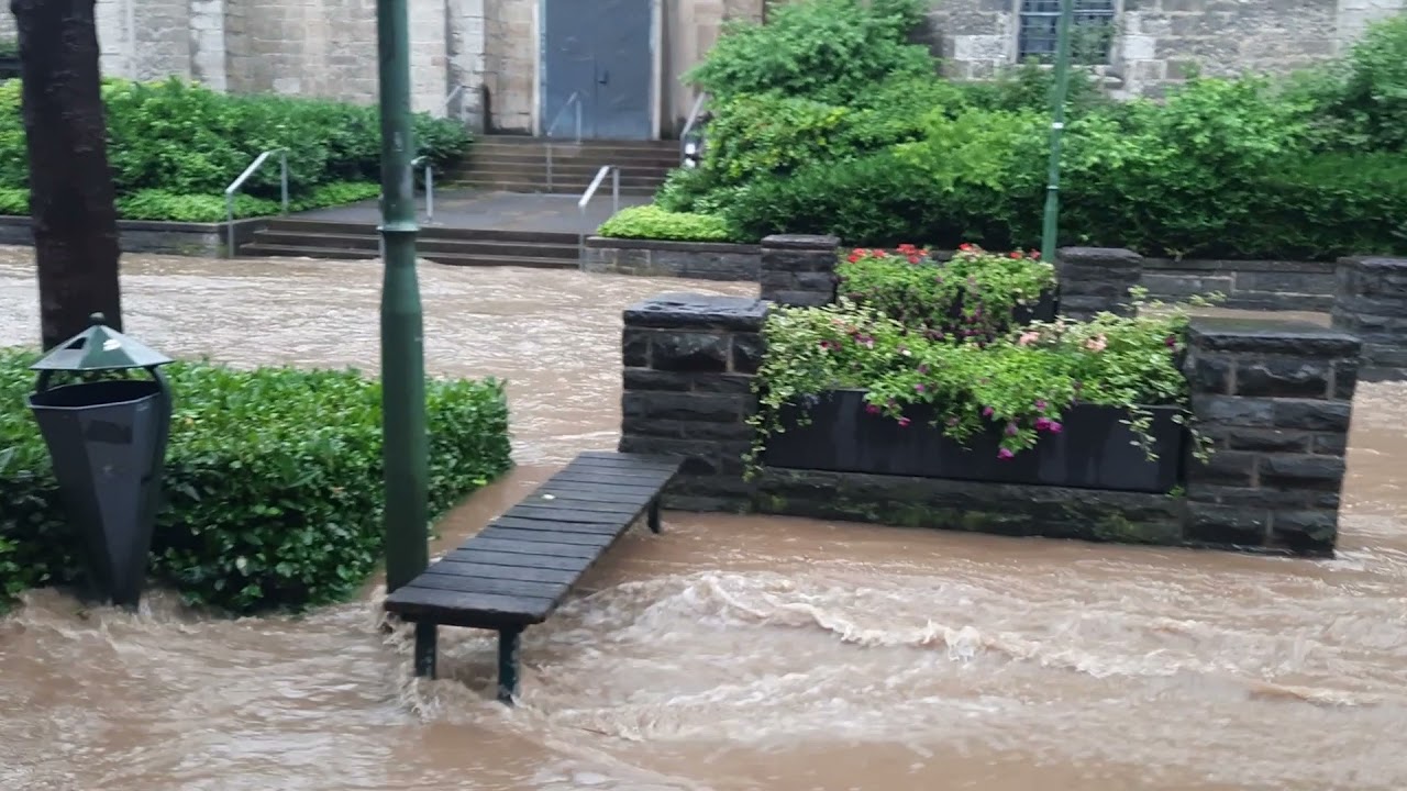 Hochwasser Sundern Innenstadt vom 14.07.2021
