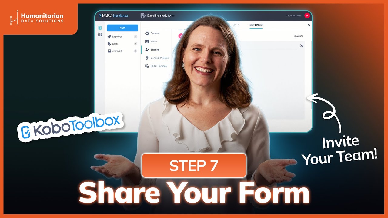 KoboToolbox Training for Beginners - Lesson 7 | Share Your Form