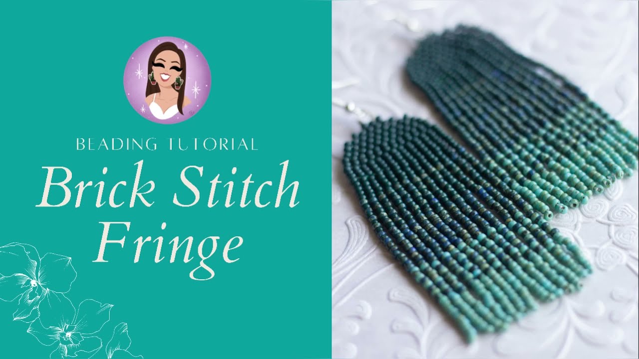 Fringe Earring Beading Tutorial | Art by Breanna Deis